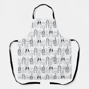 Tablier Motif des boutons de chien