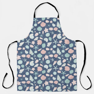 Tablier motif des coquillages