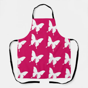 Tablier Motif des papillons monarques roses