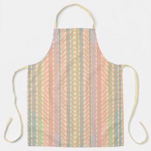 Tablier Motif diamant pastel joli