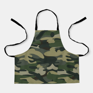 Tablier Motif du camouflage militaire vert