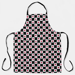 Tablier motif du drapeau À damiers Japon