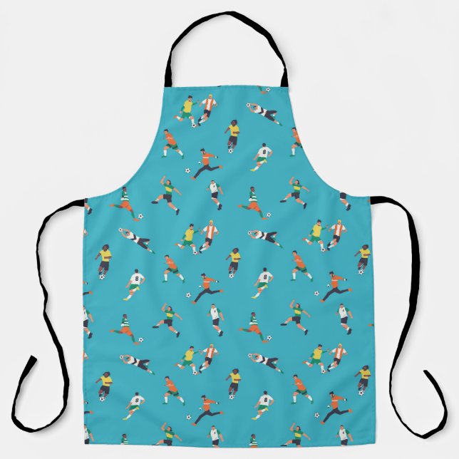Tablier Motif du joueur de football (Recto)
