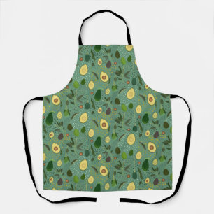 Tablier Motif du parti Avocado