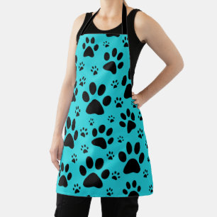 Tablier Motif empreinte de patte animal 
