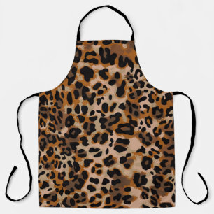 Tablier Motif en peau d'animal de guépard de jaguar sans