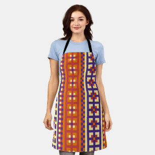 Tablier Motif ethnique géométrique traditionnel