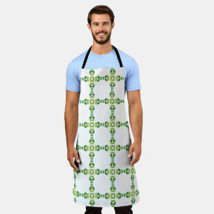 Tablier Motif Feuille, Motif De Feuilles, Feuilles Verts