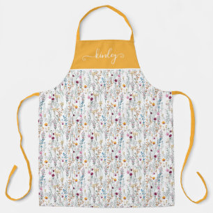 Tablier Motif Fleur sauvage d'été