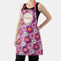 Motif floral décoratif rose violet Astra moderne