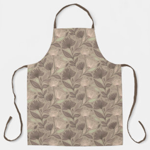Tablier Motif floral géométrique scandinave
