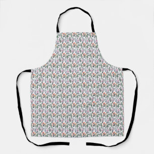 Tablier Motif floral vintage aquarelle