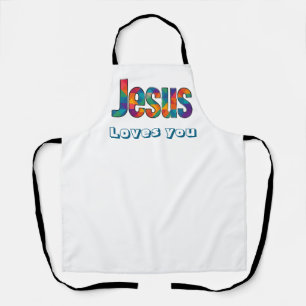 Tablier motif géométrique de Jésus