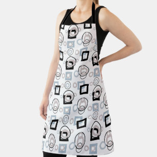 Tablier Motif géométrique moderne multicolore
