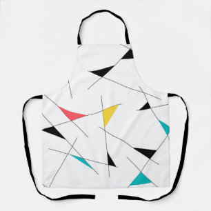 Tablier Motif géométrique triangulaire tendance, amusant e