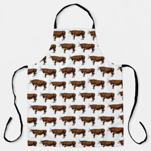 Tablier Motif Hereford Bull