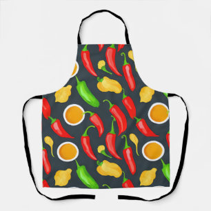 Tablier Motif Hot Chili Peppers