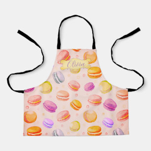 Tablier Motif Macaron amusant Personnalisé