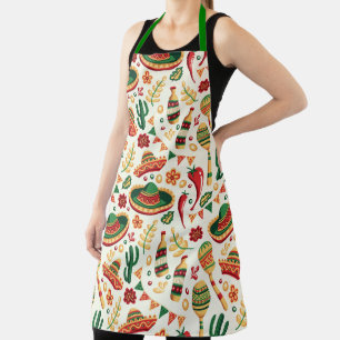 Tablier Motif Mexicain Cinco De Mayo 