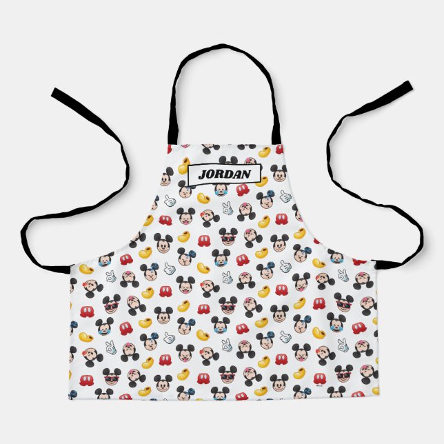 Tablier Motif Mickey Mouse Emoji (Recto)