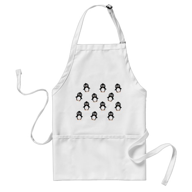Tablier Motif mignon de pingouin (Devant)