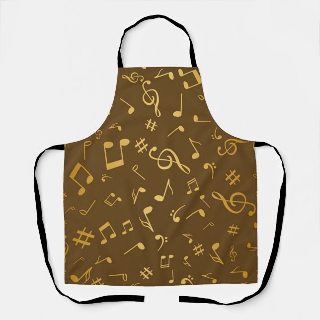 Tablier Motif musical (Recto)