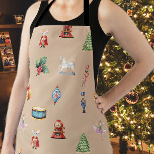Tablier Motif Nutcracker aquarelle