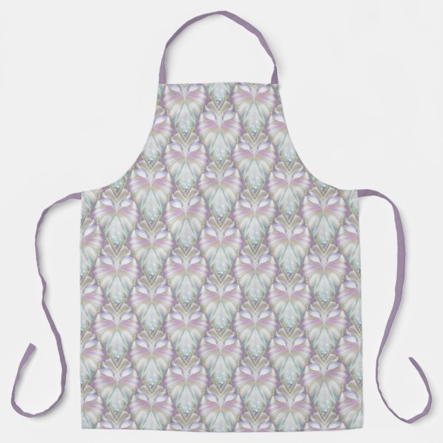 Tablier Motif Oracle Owl Pastel Purple (Recto)