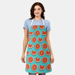 Tablier Motif orange juteux doux