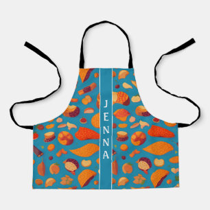 Tablier Motif personnalisé coloré Arafura File Snake Mosai