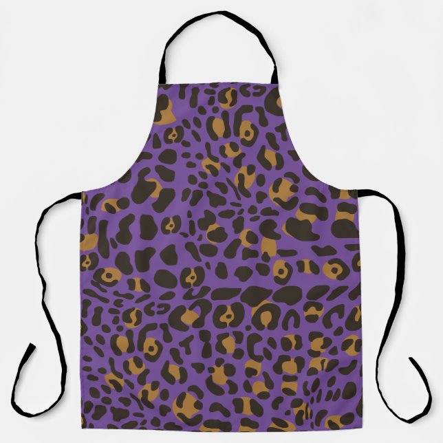 Tablier Motif Poster de animal Leopard Jaguar (Recto)