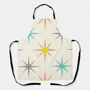 Tablier Motif Rétro Starburst Milieu de Siècle