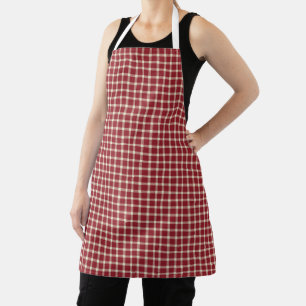 Tablier Motif rouge classique