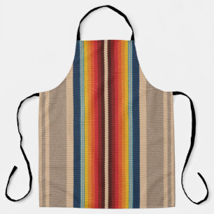 Tablier Motif sans couture avec bande serape colorée