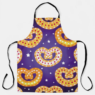 Tablier Motif sans couture avec bonbons de Noël. Vintage