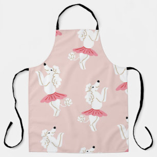 Tablier Motif sans couture avec de mignons chiens de canic