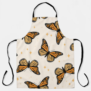 Tablier Motif sans couture avec papillons monarques. Conte