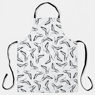 Tablier Motif sans couture avec talons hauts glamor chauss