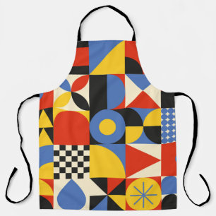 Tablier Motif sans couture dans le style néogeo. Géométriq
