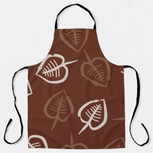 Tablier Motif sans couture de motif floral avec feuille. S