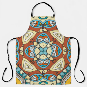 Tablier Motif sans couture dessinée à la main. Coloré a