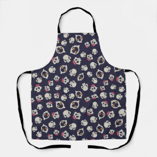 Tablier Motif sans couture effrayant D (Style : 1)
