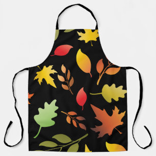 Tablier Motif sans joint avec les feuilles d'automne tombé