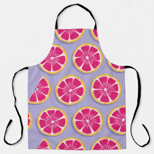 Tablier Motif sans soudure, tranches de pamplemousse avec