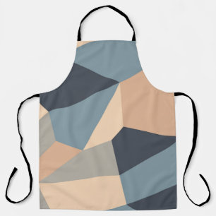 Tablier Motif transparent polygonal varié. multicolore