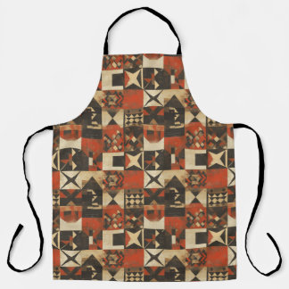 Tablier Motif tribal de Bohême Tout-En-Tout Imprimer Tabli