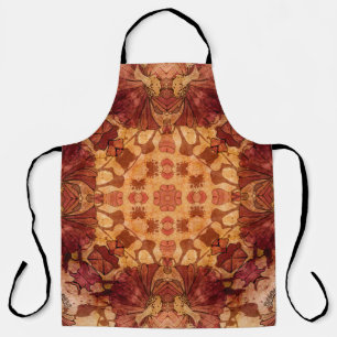 Tablier motif vintage art nouveau géométrique ornemental i