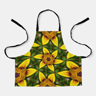 Tablier Motifs de tournesol jaune