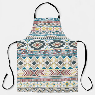 Tablier Motifs Tribaux Aztèques : Design géométrique sans