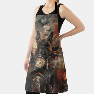 Tablier Moto à cheval Boxer Halloween effrayant